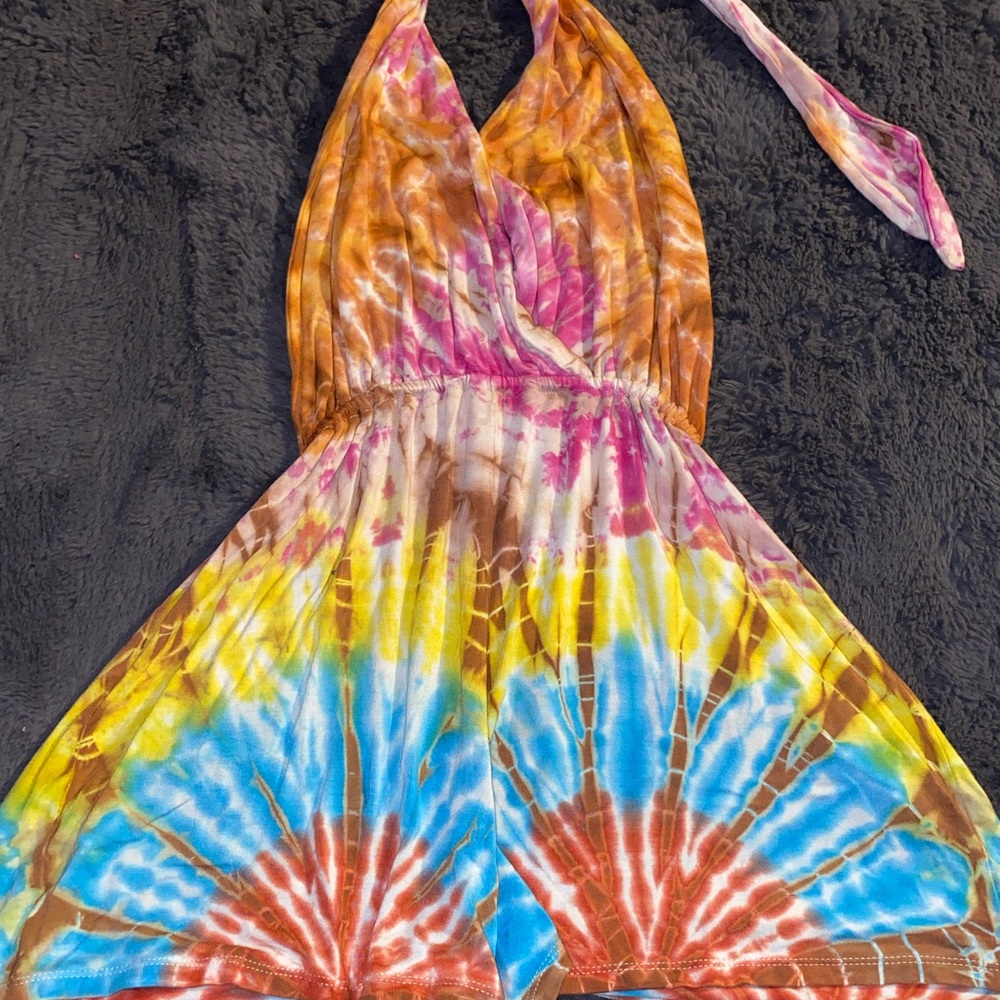 Tie dye romper
